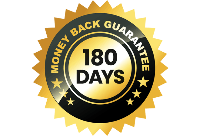 Arialief  100% 180-day money back guarantee